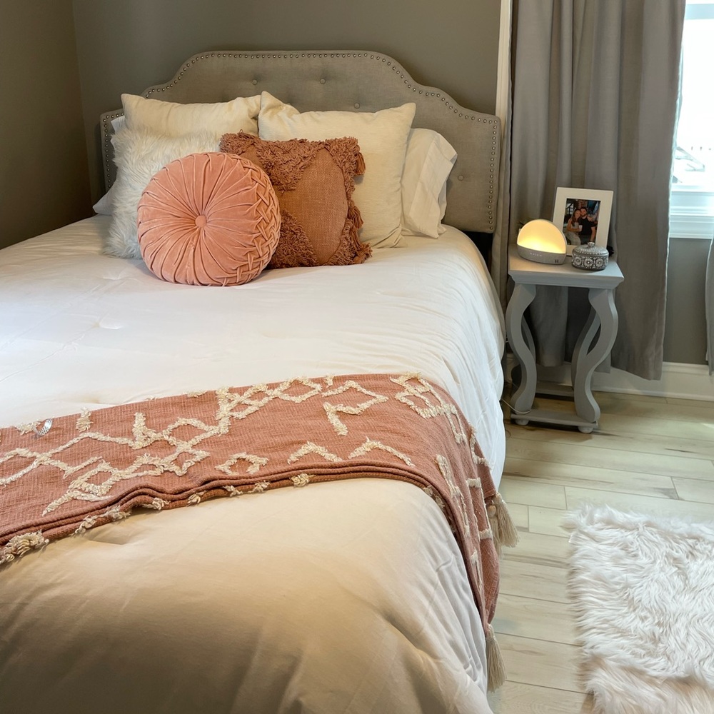 Urban outfitters pink throw